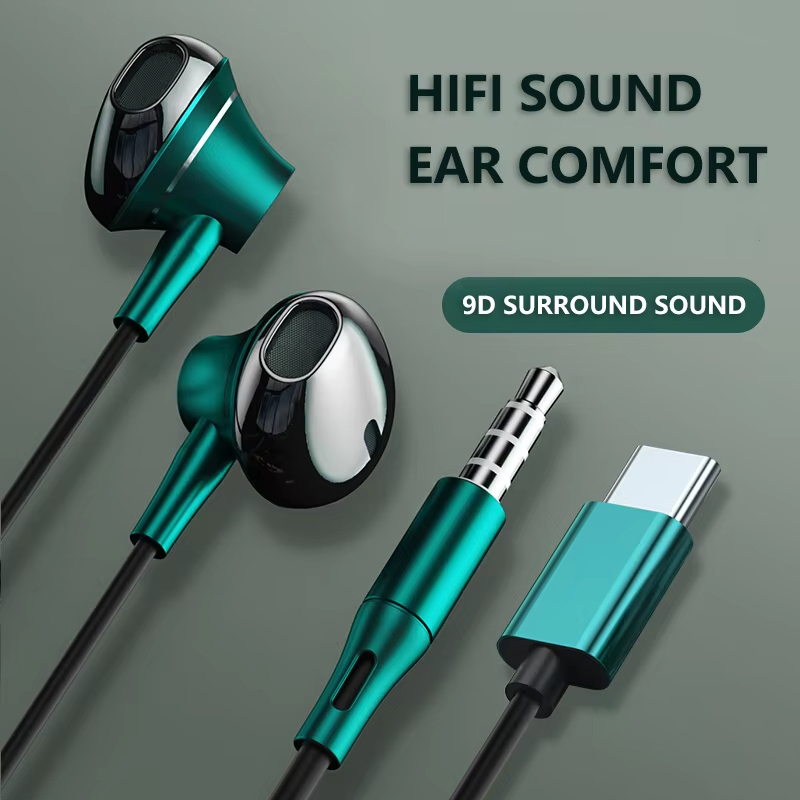 9D Bass Stereo Type C en 3,5 m - Audiophile Headphone Wired recensie en prijs